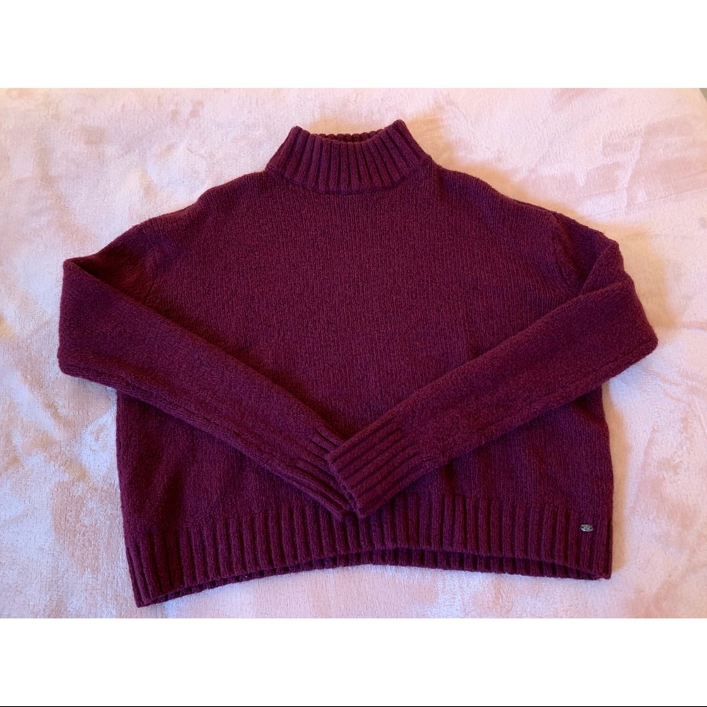 American Eagle Outfitters Burgundy Turtleneck
